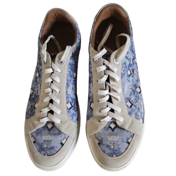 MCM Men's Terrain Derby Monogram Low Top Sneaker - Picture 2 of 11